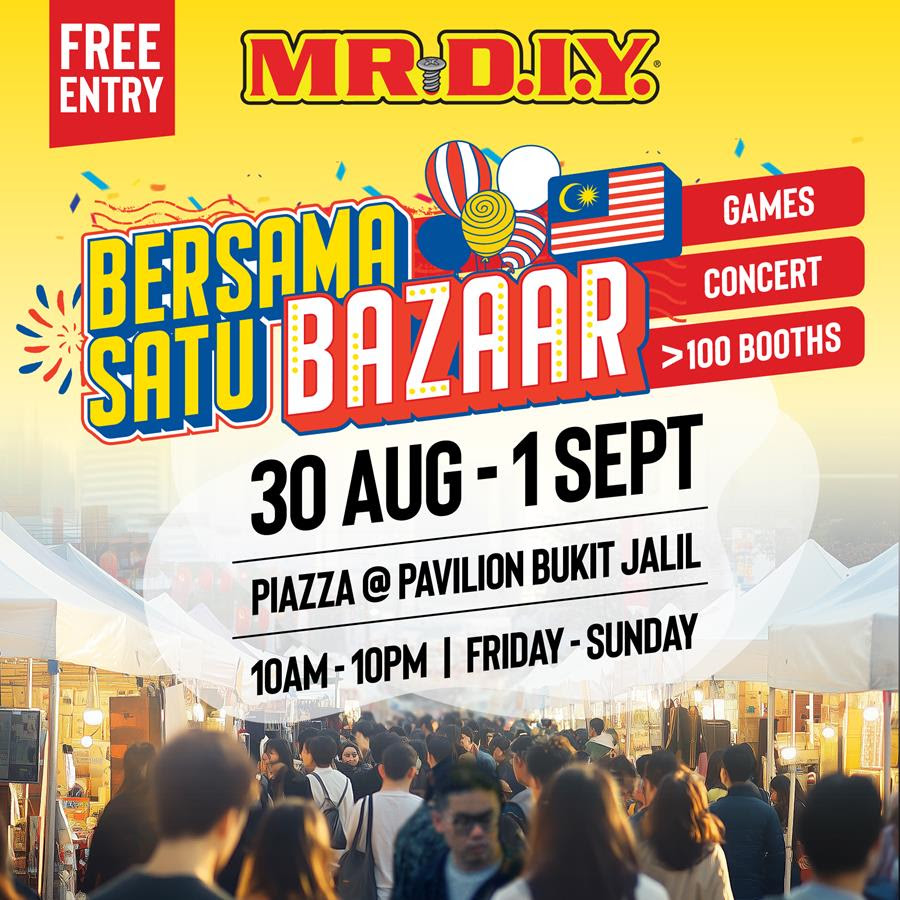 A must-visit this Merdeka – MR D.I.Y.’s first Merdeka Bazaar