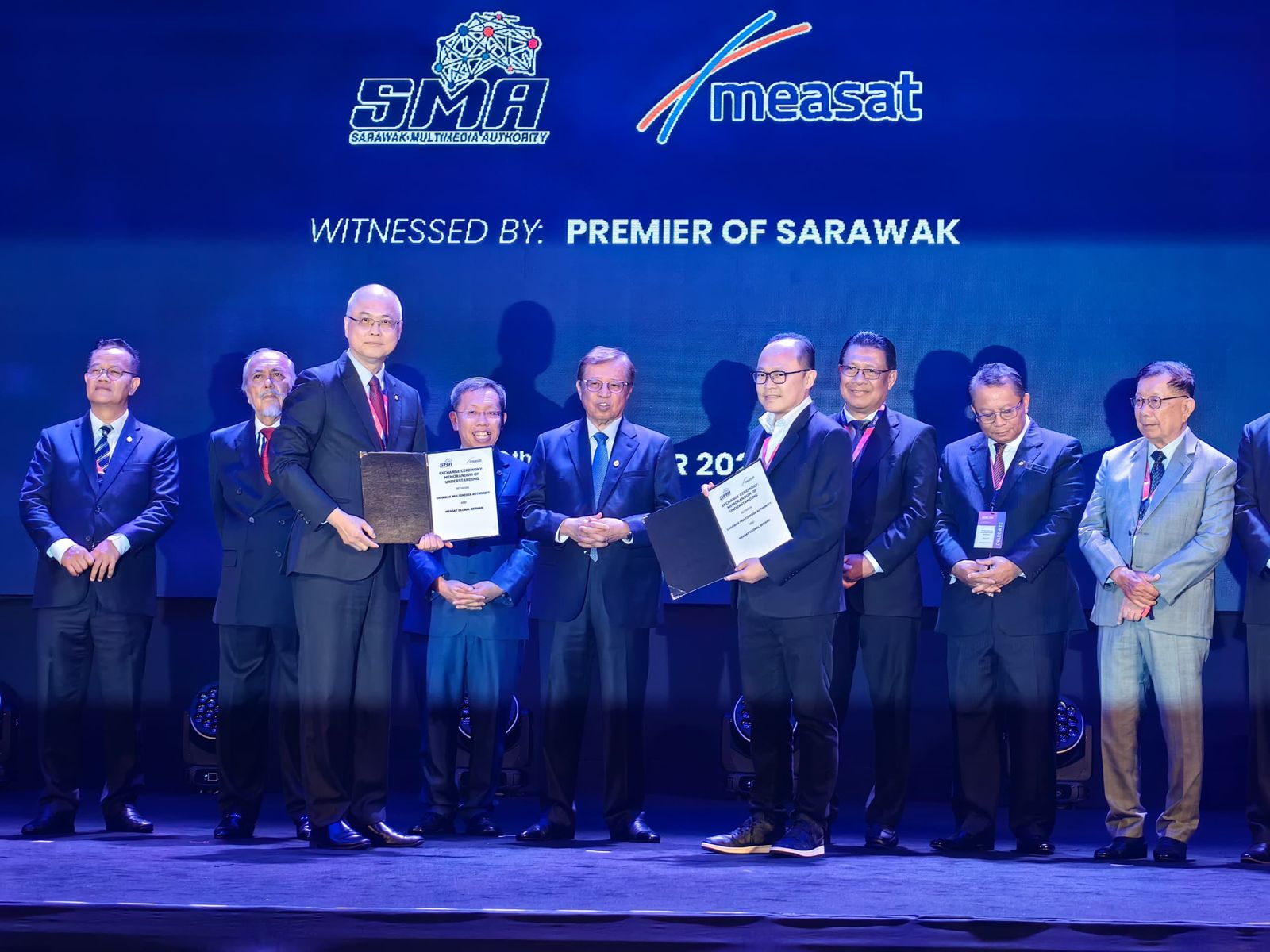 Sarawak Signs MoU with MEASAT to Support Space Industry  Development