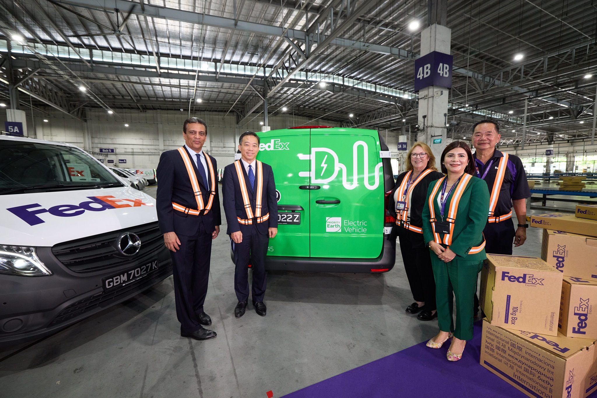 FedEx Singapore Singapore Rolls Out EV Fleet