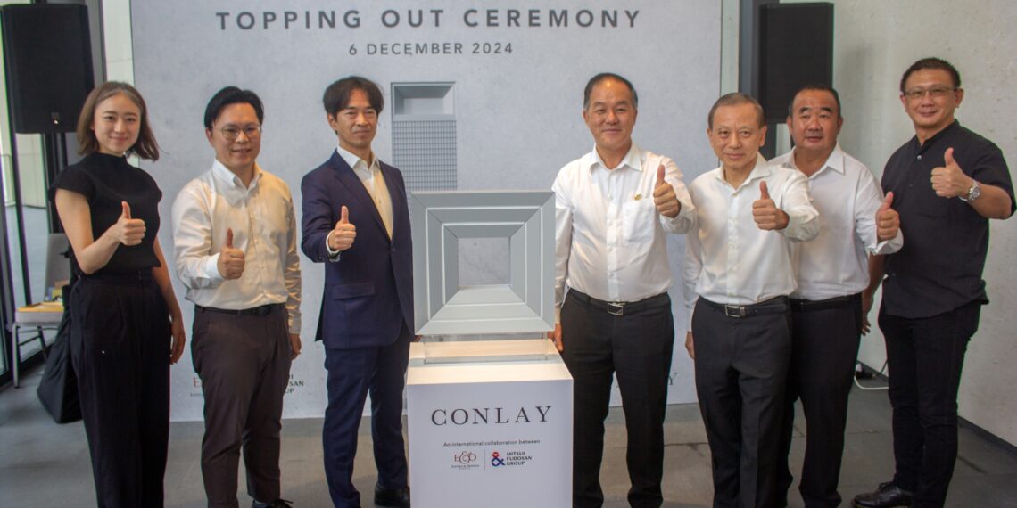 Conlay by E&O celebrates topping-out ceremony