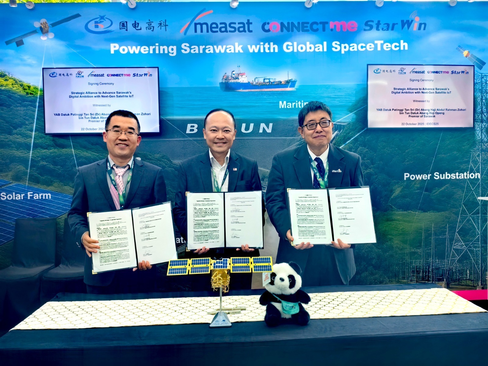 MEASAT, Guodian Gaoke and Starwin form strategic alliance to power Sarawak’s digital ambition