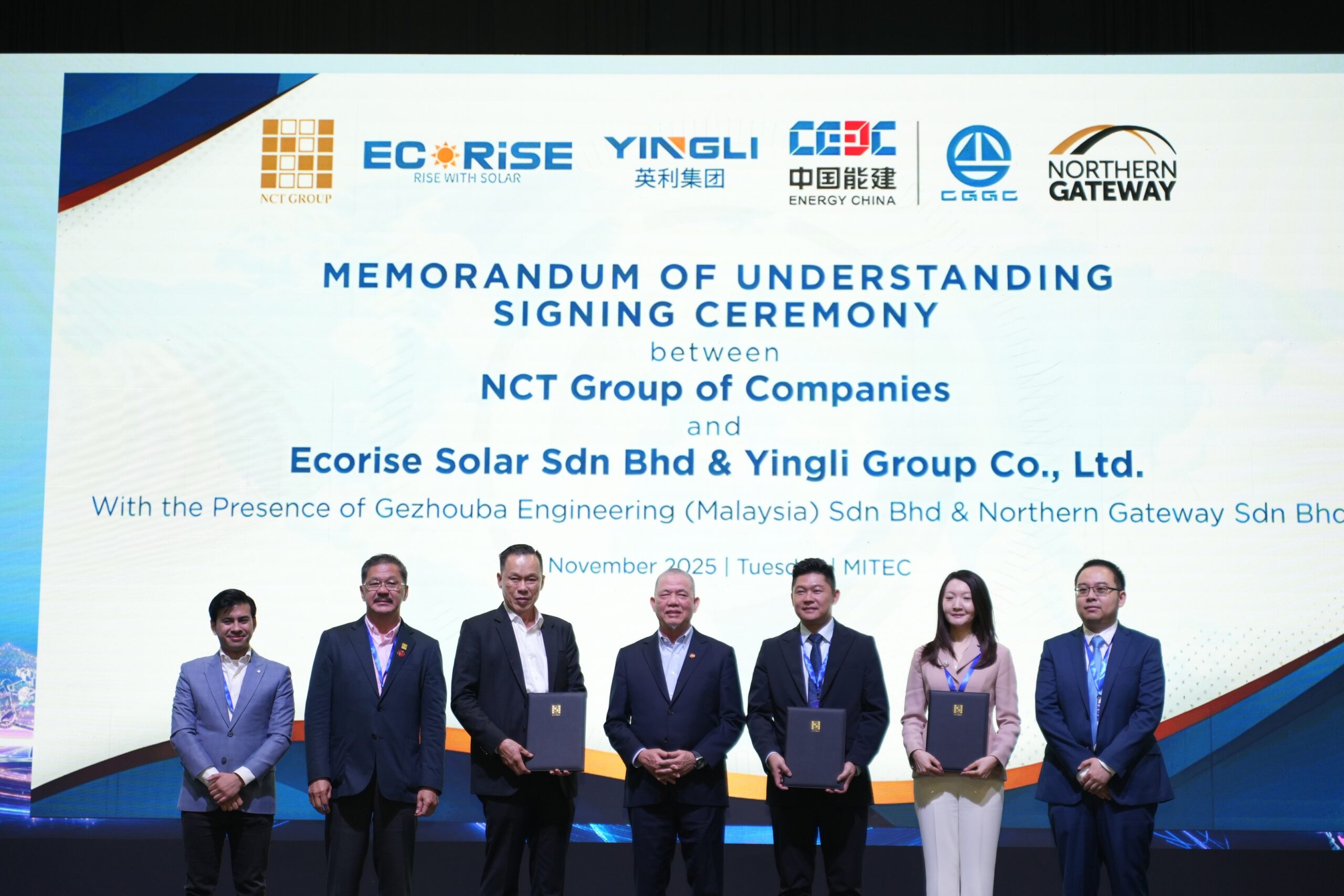 NCT Group, Ecorise Solar and Yingli Group forms strategic collaboration for solar farm development