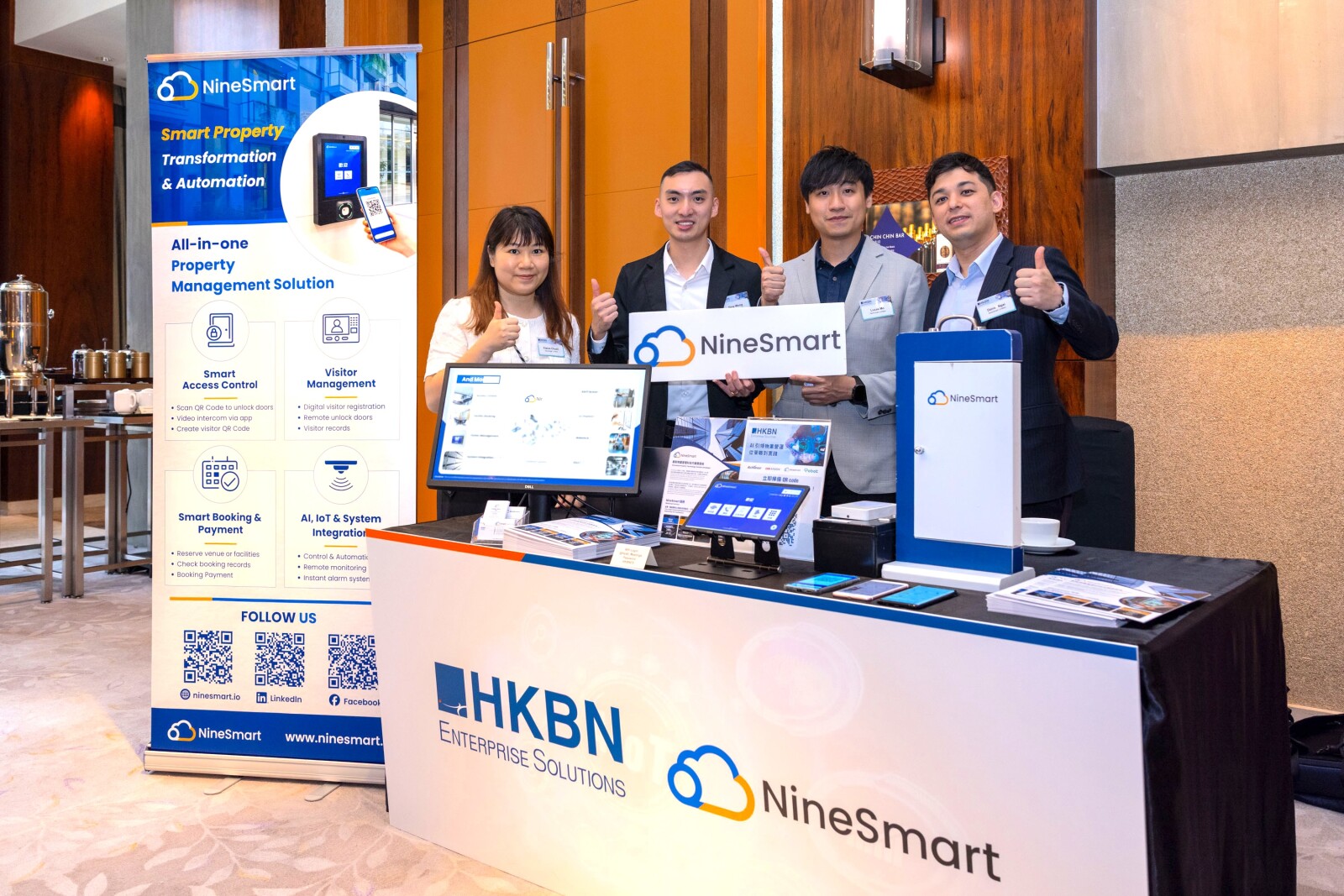 NineSmart Smart Property 亮相香港寬頻企業方案活動