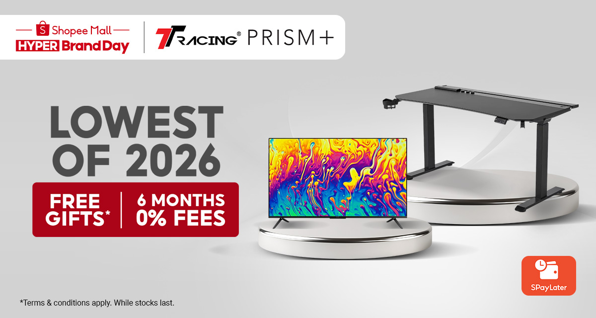 Shopee Hyper Brand Day: Score Up to 70% Off TTRacing and PRISM+ Deals This World Cup Season