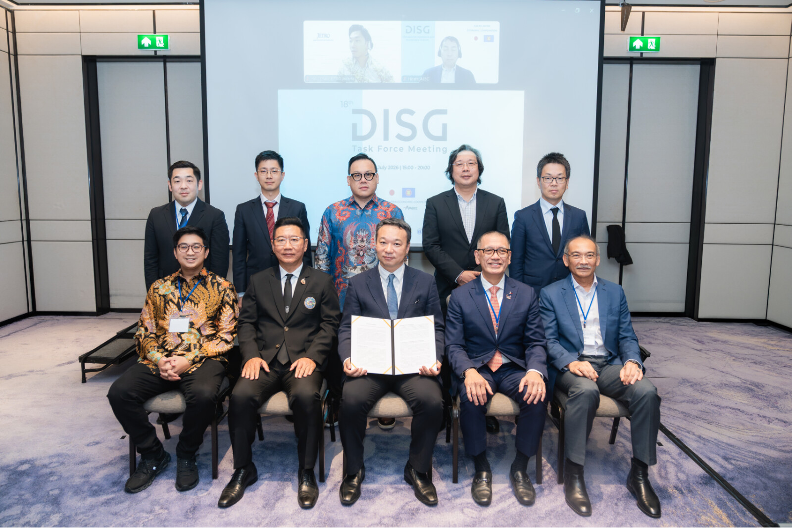 Toward the Realization of a Sustainable and Resilient ASEAN-Japan Economic Community: “DISG Task Force Joint Declaration” Officially Adopted