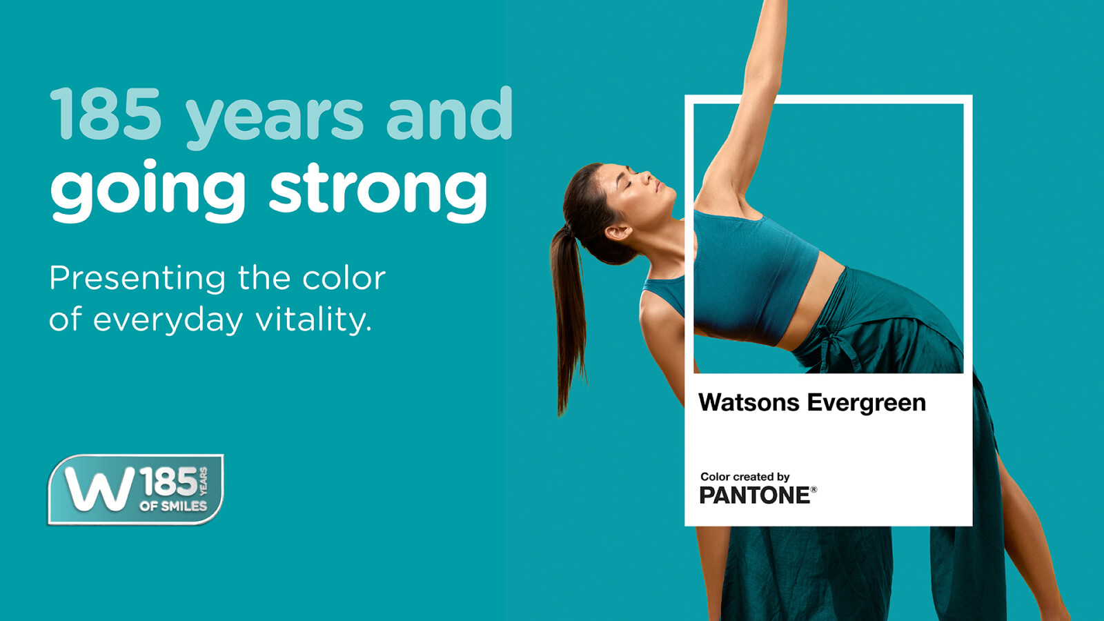Watsons Unveils “Watsons Evergreen” with Pantone to Celebrate 185 Years of Trusted Care and Everyday Vitality